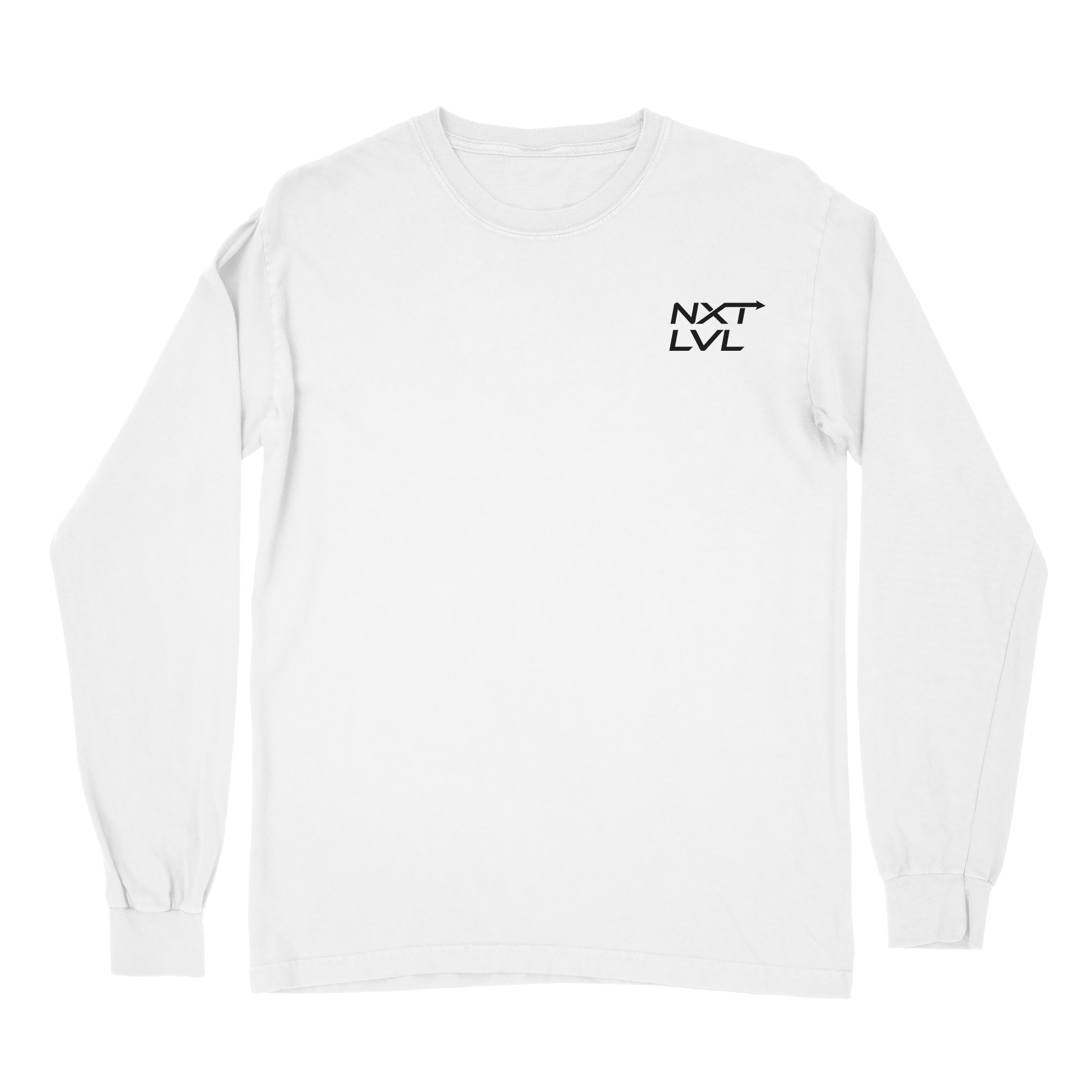 100% NXT LVL Long Sleeve- White