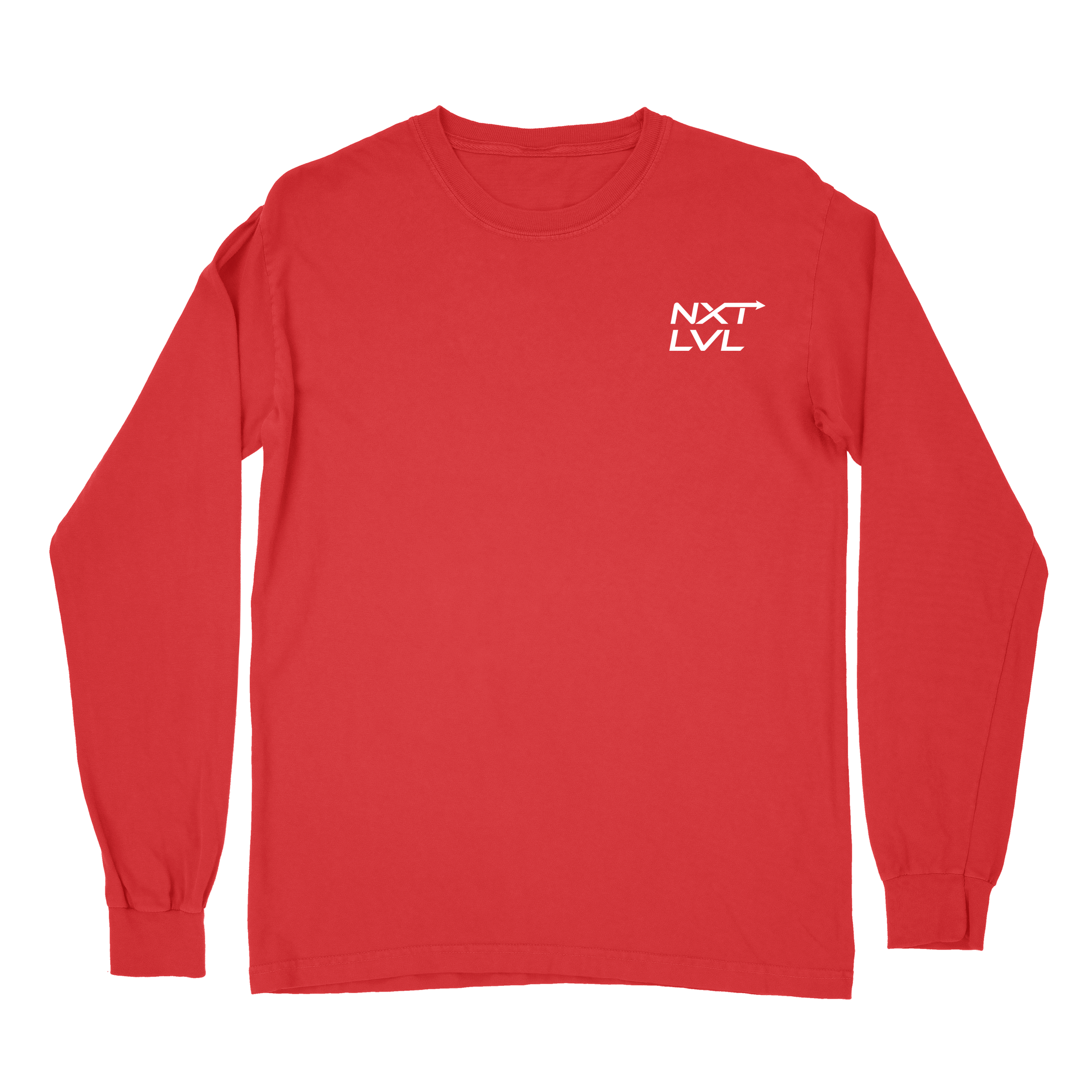 100% NXT LVL Long Sleeve- Red